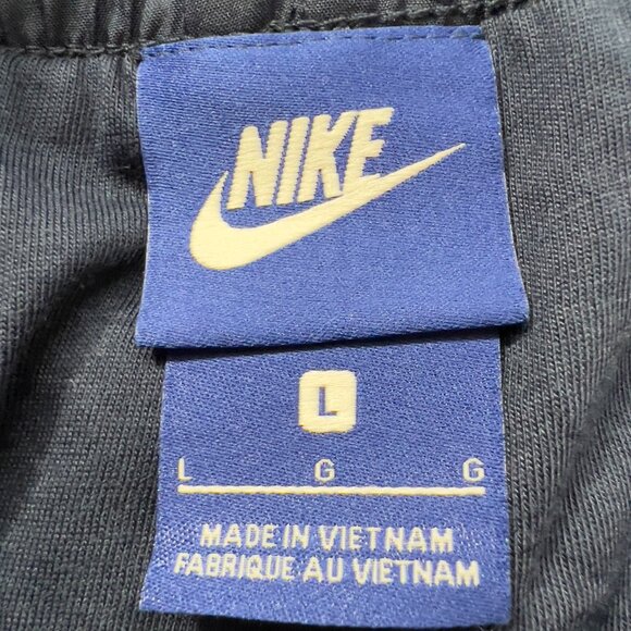 Nike Navy Blue Track Pants with White & Gray Panels Men’s Large - Picture 8 of 12